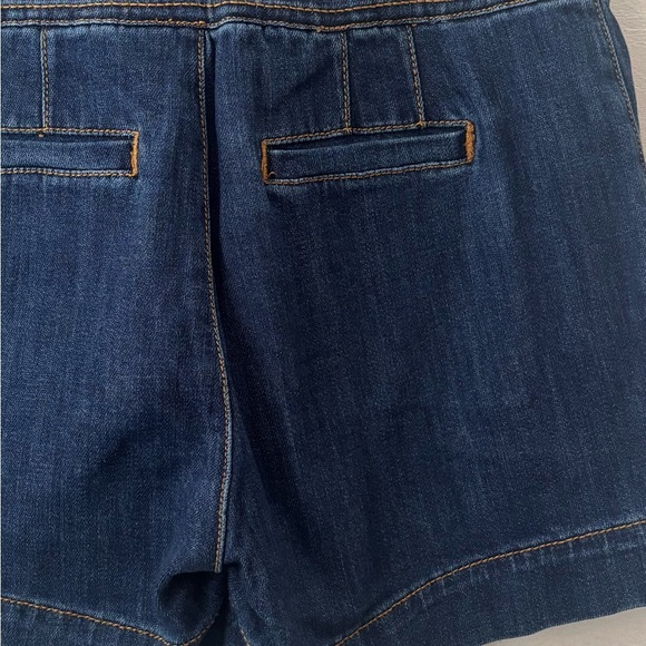 Anthropology Pilcro and the Letterpress Blue Jean Shorts with Paper Bag Waist - Picture 5 of 16